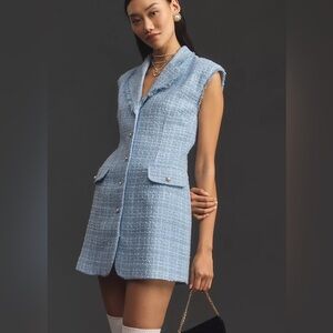 NWT blazer mini tweed